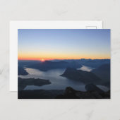 Zonneover op de luzerne briefkaart (Voorkant / Achterkant)