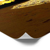 Zonneover op de Malediven Poster (Hoek)