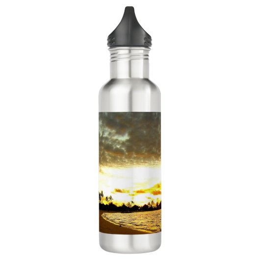 Zonneover op de Malediven Waterfles (Links)