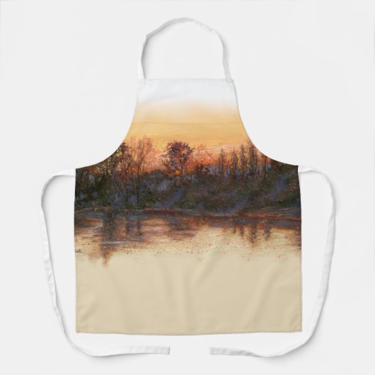 "Zonneover op het Schort van de rivier" (Voorkant)