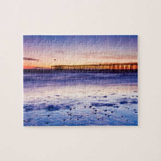 Zonneover Ventura Pier en strand Legpuzzel (Horizontaal)