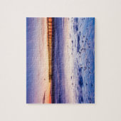 Zonneover Ventura Pier en strand Legpuzzel (Verticaal)