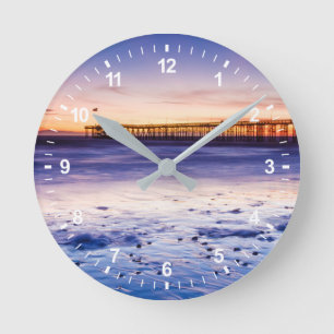Zonneover Ventura Pier en strand Ronde Klok