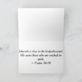 Zonneover-water Aanmoediging JW Bedankkaart (Binnen)