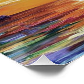 Zonneover water - Schildereffect Perfect Poster (Hoek)