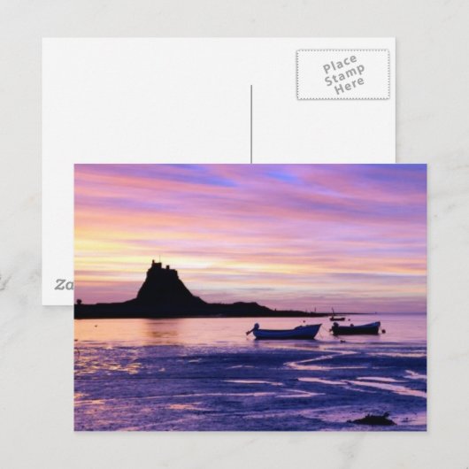 Zonneover zee briefkaart (Voorkant / Achterkant)