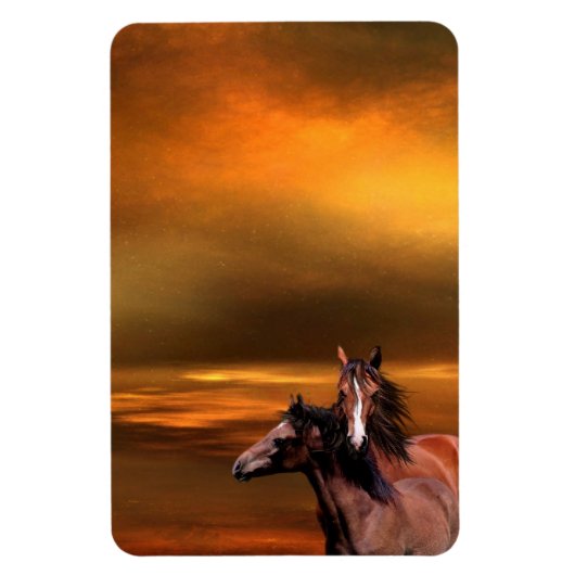 Zonnepaarden Magneet (Verticaal)