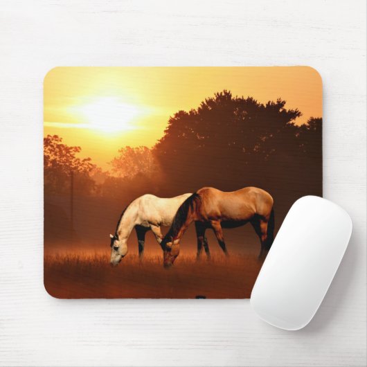 Zonnepaarden Muismat (Met muis)