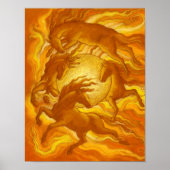 Zonnepaarden Poster (Voorkant)