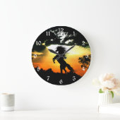 Zonnepaardesilhouet Grote Klok (Huis)