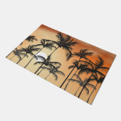 Zonnepalm Beach Summer Deurmat (Schuin)
