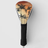 Zonnepalm Beach Summer Golfheadcover (Voorkant)