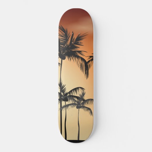Zonnepalm Beach Summer Persoonlijk Skateboard (Voorkant)