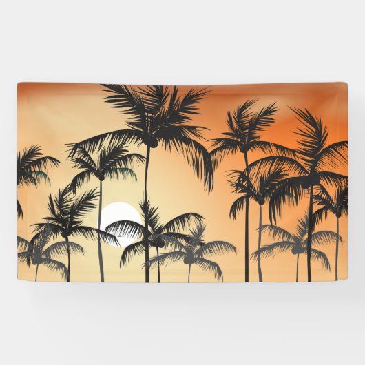 Zonnepalm Beach Summer Spandoek (Horizontaal)