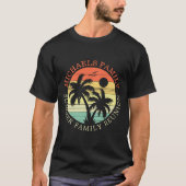 Zonnepalm boomklauw zomervakantie t-shirt (Voorkant)