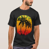 Zonnepalm van de Zonnehandpalm Salty Dog T-shirt (Voorkant)
