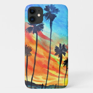 Zonnepalmen stranden surf Case-Mate iPhone case