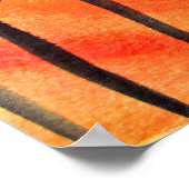 Zonnepalmen stranden surf poster (Hoek)