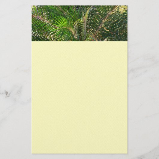 Zonnepalmhulzen Tropisch Briefpapier (Voorkant)