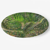 Zonnepalmhulzen Tropisch Papieren Bordje (Gekanteld)