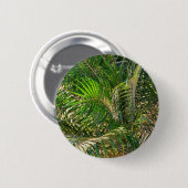 Zonnepalmhulzen Tropisch Ronde Button 5,7 Cm (Voorkant /achterkant)