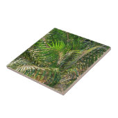 Zonnepalmhulzen Tropisch Tegeltje (Zijkant)