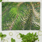 Zonnepalmhulzen Tropisch Theedoek (Gevouwen)