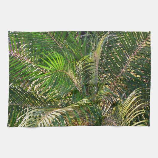 Zonnepalmhulzen Tropisch Theedoek (Horizontaal)
