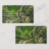 Zonnepalmhulzen Tropisch Visitekaartje (Voorkant / Achterkant)
