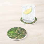 Zonnepalmhulzen Tropisch Zandsteen Onderzetter (Zijkant)