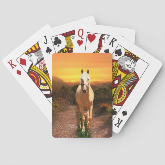 Zonnepalomino Pokerkaarten (Achterkant)