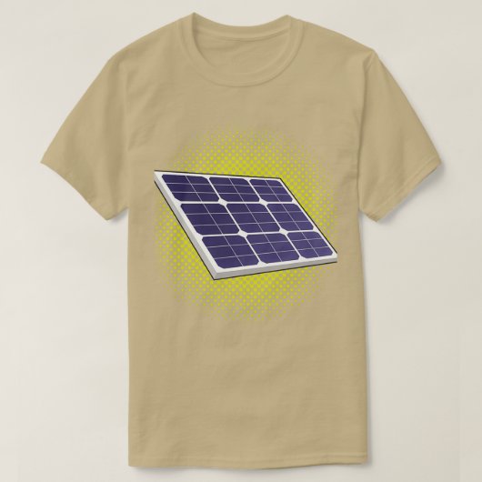 Zonnepaneel 1 t-shirt (Design voorkant)