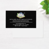 zonnepaneel | installatie voor schone energie visitekaartje (Bureau)