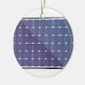 Zonnepaneel op wit keramisch ornament (Links)