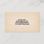 Zonnepaneel pictogram visitekaartje (Achterkant)