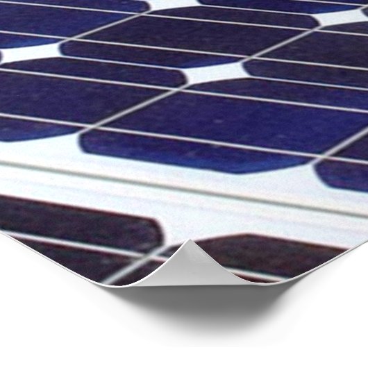 Zonnepaneel Poster (Hoek)