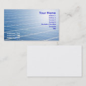 Zonnepaneel Visitekaartje (Voorkant / Achterkant)