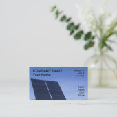 zonnepaneel visitekaartje (Staand voorkant)