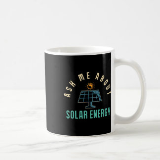 Zonnepaneel Vraag Mij Over Zonne-energie Zonne-ene Koffiemok