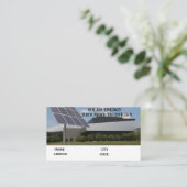 Zonnepaneelbedrijf Visitekaartje (Staand voorkant)