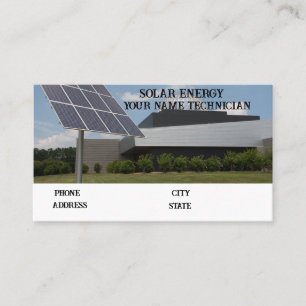 Zonnepaneelbedrijf Visitekaartje
