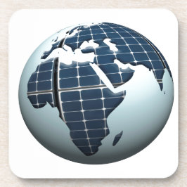 Zonnepaneelplaneet Bier Onderzetter