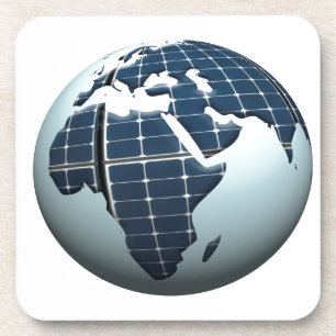 Zonnepaneelplaneet Bier Onderzetter