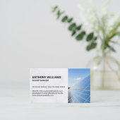 Zonnepanelen Afsprakenkaartje (Staand voorkant)