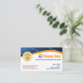 Zonnepanelen Energie Visitekaartje (Staand voorkant)