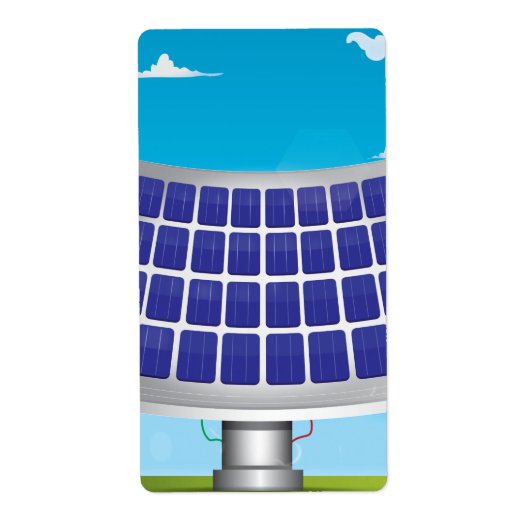 Zonnepanelen Etiket (Voorkant)