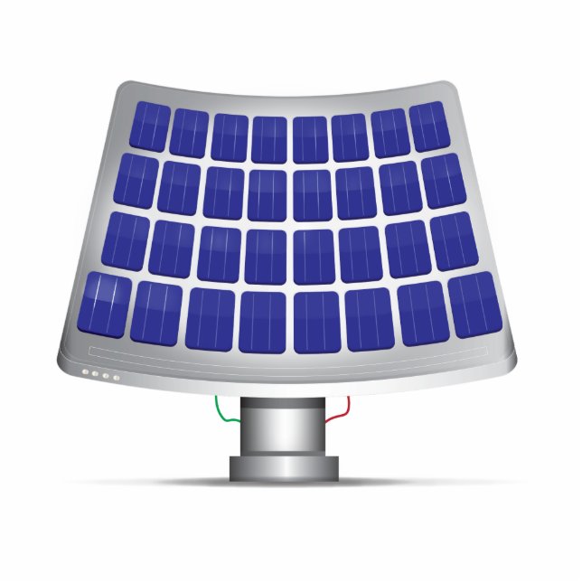 zonnepanelen. fotobeeldje magneet (Voorkant)