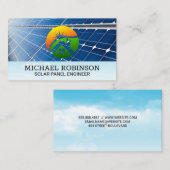 Zonnepanelen | Home Sun Logo Visitekaartje (Voorkant / Achterkant)