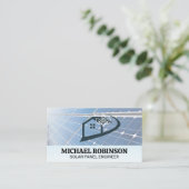 Zonnepanelen | Home Tech Logo Visitekaartje (Staand voorkant)