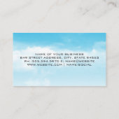 Zonnepanelen Logo | Werktuigtechnicus Visitekaartje (Achterkant)